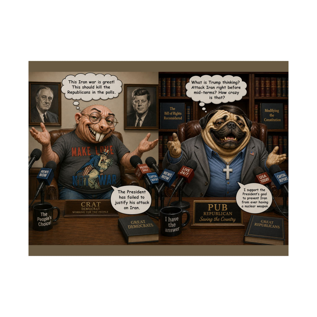 Iran War Politically Thinking (210gsm)