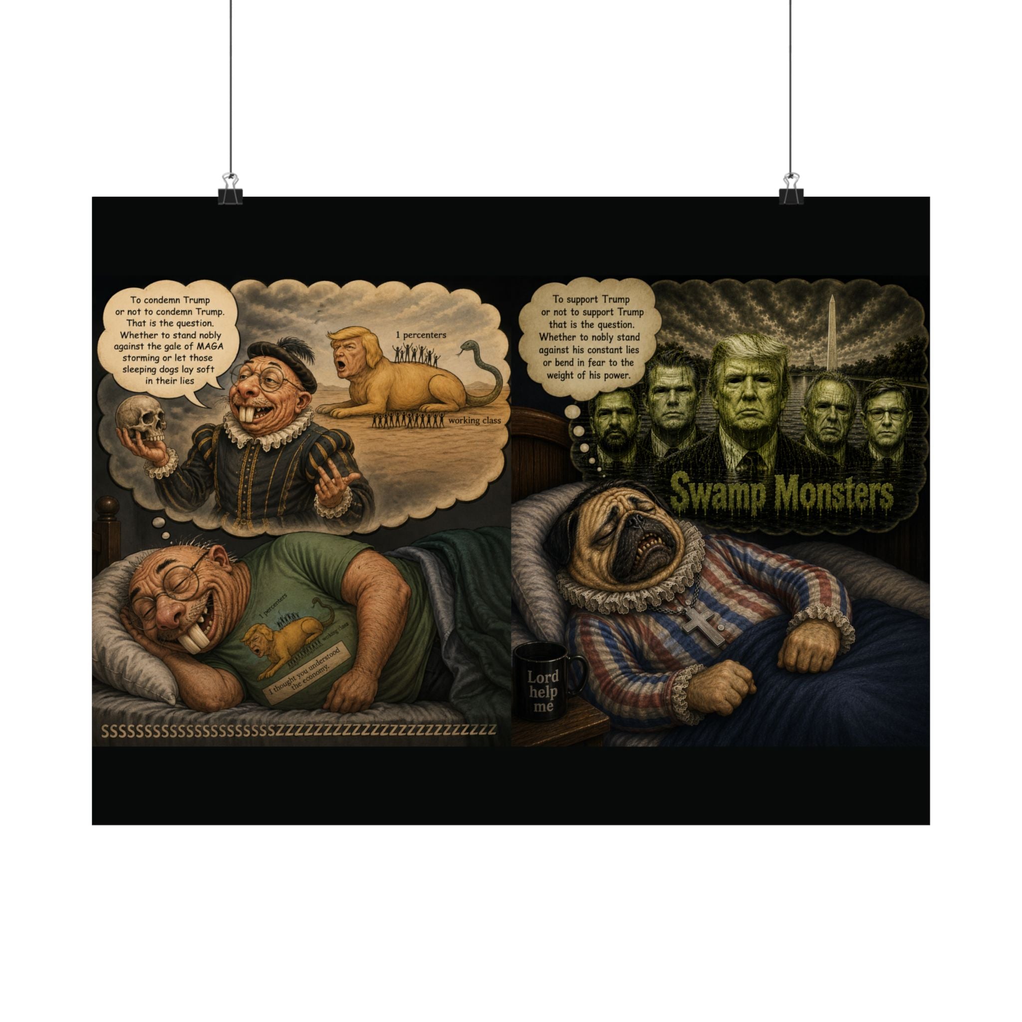 Dream Political Satire Art Print (210gsm)
